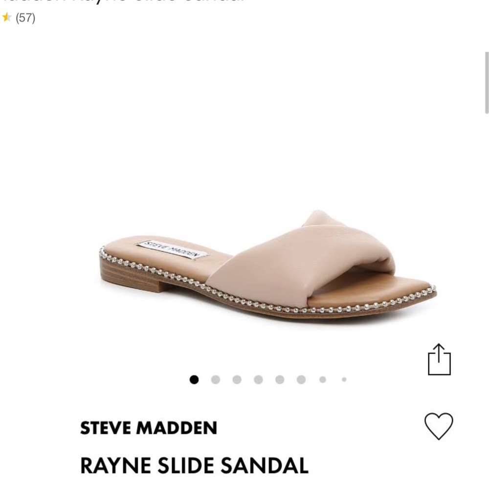 Steve Madden Rayne Slide Sandal - Beige